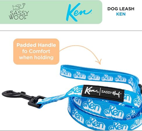 Ken™ Dog Leash 60-Inch with Neoprene Padded Handle - Comfortable, Durable, and Stylish for Small to Large Dogs - Officially Licensed in Saudi Arabia