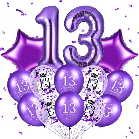 Purple 50th Birthday Balloons Decorations 40 Inch Number 50 Birthday Foil Balloons Star Balloons Happy 50th Birthday Confetti Latex Balloons for Women Men 50th Birthday Anniversary Party Supplies in Saudi Arabia