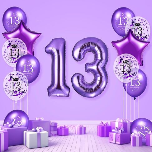 Purple 50th Birthday Balloons Decorations 40 Inch Number 50 Birthday Foil Balloons Star Balloons Happy 50th Birthday Confetti Latex Balloons for Women Men 50th Birthday Anniversary Party Supplies in Saudi Arabia