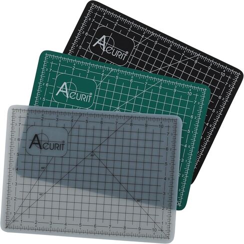 Acurit Self-Healing Cutting Mats - Self-Healing Craft Mats for Cutting, Measurements, Studios, Design, & More! - [Green - 12x18"] in Kuwait