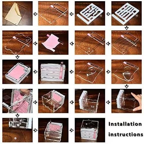 ANT FARM ACRYLIC NEST AREA KIT للأطفال والهواة ، مع برج مائي وساحة الأعلاف مناسبة لمحبي النمل المبتدئين in Kuwait