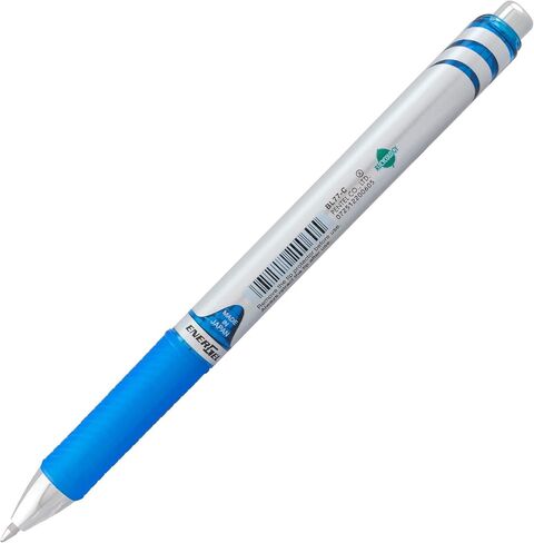 Pentel Energel 0.7 mm Rtx Retractable Liquid Gel Pen - Pack of 6 Black Ink & 6 Blue Ink Metal (Total Of 12 Energel Liquid Gel Ink Pens 0.7) Medium Point - Metal Tip in Saudi Arabia