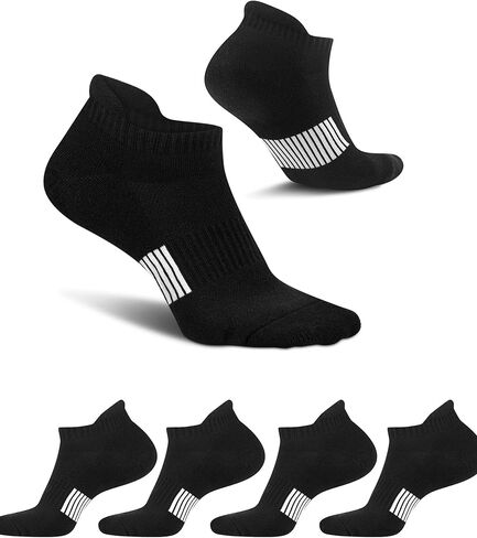 Amutost Ankle Socks Womens Athletic Running Comfort No Show Socks Cushioned 3-6Pairs in Kuwait