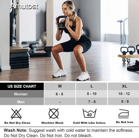 Amutost Ankle Socks Womens Athletic Running Comfort No Show Socks Cushioned 3-6Pairs in Kuwait