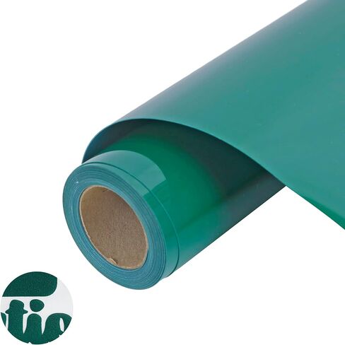 3D نفخة HTV Matte Heat Roll Roll 12 "× 12 قدم الحديد على Heat Press T Shirt لجميع تصميم Vinyl Machine (12 قدمًا ، أبيض ثلاثي الأبعاد) in Kuwait