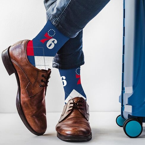 For Bare Feet Men's NBA Argyle Remix Dress Sock in Saudi Arabia