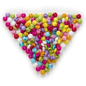 50 PCS Round Resin Retro Colored Shirt Pearl Buttons for Clothing Decoration Craft Sewing Children (Mixed Color,12.5mm)