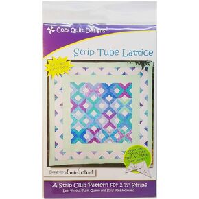 Cozy Quilt Designs 'Strip Club' Pattern - Strip Tube Lattice (Includes Instructions for Five Project Sizes)