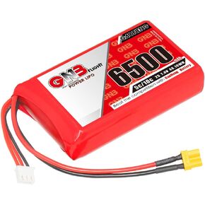 GAONENG GNB 2S LiPo Battery 6500mAh 7.4V 5C 10C XT30 Plug RC LiPo Battery for Radiomaster Boxer
