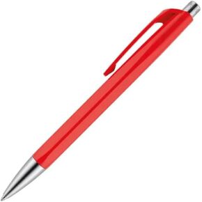 Caran Dache Ballpoint Pen, Lemon Yellow, with SwissRide Blue Medium Cartridge