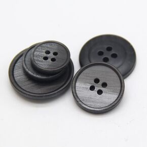 Big Resin Pearl Jacket Sewing Decorative Buttons for Clothing Coat Sweater Suit Fashion Accessories Needlework (Grey, 23mm0.9inch,20pcs)