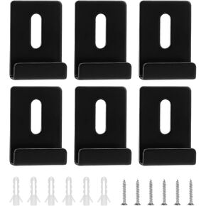 6 أجهزة كمبيوتر أقواس المرآة للتعليق على الحائط ، الفولاذ المقاوم للصدأ U جدار مثبتة على الحائط شمح قوس معدة مع مرآة الثقيلة المسمار أجهزة التثبيت لإطار الصورة ، لوحة الإعلانات ، وجدار السيراميك in Kuwait