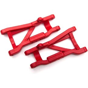 Traxxas 2555R Suspension arms, Rear (red) (2) (Heavy Duty, Cold Weather Material)