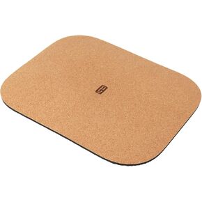 Travel Mouse Pad, Cork with Non-slip TPE Back, Small 8.1" x 6" x 5 mm Thick, Medium-drag for Precision Computer Work, 100% Upcycled, Premium Fine-grain Cork Comfort, Soft Surface, Non-toxic Mat