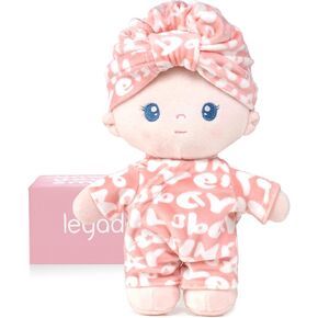 Soft Baby Doll Toys (9''), My First Baby Rag Doll for 1 Year-Old Girl Birthday Gift, Christmas Plush Toys Gift for Toddler Kids Infants-Cherry Baby