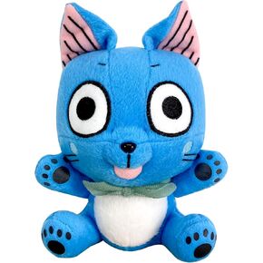 Great Eastern Animation Fairy Tail GE-52130 Small Sitting Happy Stuffed Plush, Multi-Colored, 5.5"