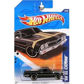 Hot Wheels 2011 Muscle Mania '68 El Camino 104/244, Black