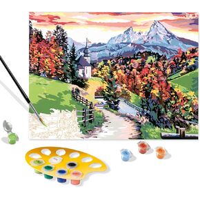 Ravensburger CreArt Beautiful Bavaria Paint by Numbers Kit for Adults - Painting Arts and Crafts for Ages 14 and Up