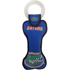 Pets First NCAA Georgia Bulldogs Dental Dog TUG Toy with Squeaker. Tough PET Toy for Healthy Fun, Teething & Cleaning Pets Teeth & Gum