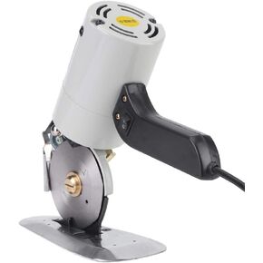 Electric Cloth Cutter, 90mm Blade Proffessional Electric Cloth Cutter, Fabric Cutting Machine for Clothing, Leather Goods, Textiles, Rubber Products (1#)