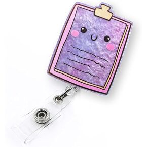 Take My Strong Hand Badge Reel Retractable for Nurse Nursing RN CNA LPN Doctor Medical Worker & Teacher | Funny Horror Movie ID Name Badge Holder with Alligator Clip & 24" Durable Nylon Cord | Acrylic