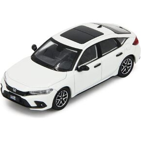1/43 Scale Diecast Cars Honda Civic 2022 Model Car White