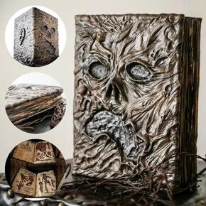 Necronomicon Evil Dead Necronomicon Book of The Dead Spellbook Leather Hardcover Necronomicon Journal Spells Decoration Lovecraft Horror Movie Prop Decor Notebook