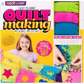 Made By Me Make Your Own Unicorn Pillow by Horizon Group USA, Unicorn Shaped DIY Decorative Pillow. Fiberfill, Glitter Stickers & Rainbow Fleece Strips Included. No Sewing Needed