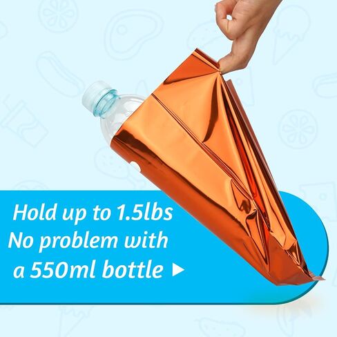 50 Pcs Birthday Party Favor Bags, Stripe Goodie Candy Bags with Handles, Party Treat Bags for Kids Baby Girls & Boys, Plastic Loot Gift Bag Bulk for Baby Showers, Party in Saudi Arabia