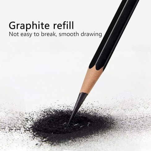 14 Pack Drawing Pencils, Drawing Set Sketch Pencils Kit, Drawing Pencils for Sketching, Graphite Pencils for Artists Beginner, Ideal for Drawing, Sketching in Saudi Arabia