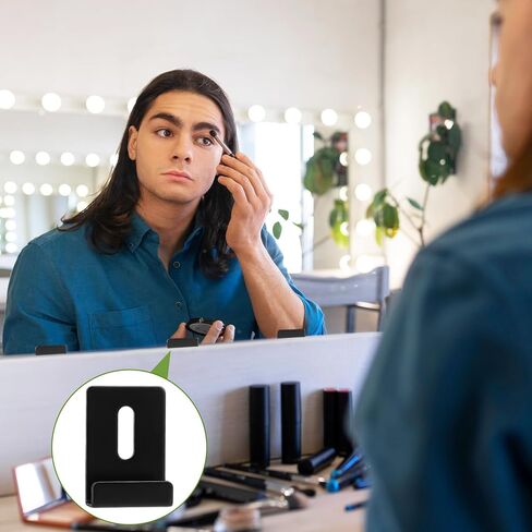 6 أجهزة كمبيوتر أقواس المرآة للتعليق على الحائط ، الفولاذ المقاوم للصدأ U جدار مثبتة على الحائط شمح قوس معدة مع مرآة الثقيلة المسمار أجهزة التثبيت لإطار الصورة ، لوحة الإعلانات ، وجدار السيراميك in Kuwait