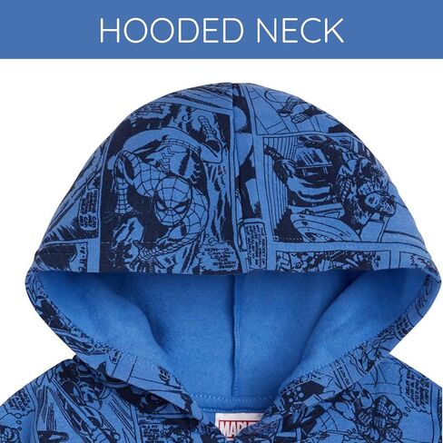 Marvel Avengers Spider-Man Hulk Captain America Zip Up Hoodie Toddler to Big Kid in Kuwait