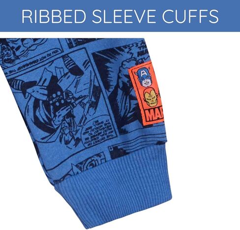 Marvel Avengers Spider-Man Hulk Captain America Zip Up Hoodie Toddler to Big Kid in Kuwait