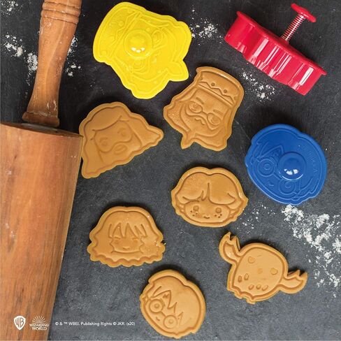 Cinereplicas Harry Potter - Cookie Stamps - مجموعة من 5 - رسمي - جميع Hogwarts House in Saudi Arabia