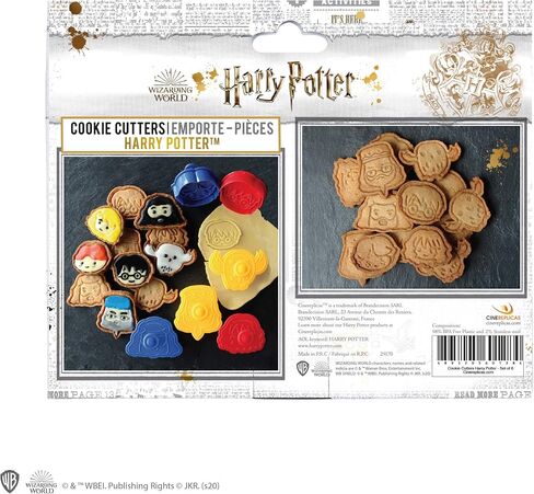 Cinereplicas Harry Potter - Cookie Stamps - مجموعة من 5 - رسمي - جميع Hogwarts House in Saudi Arabia