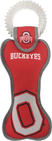 Pets First NCAA Georgia Bulldogs Dental Dog TUG Toy with Squeaker. Tough PET Toy for Healthy Fun, Teething & Cleaning Pets Teeth & Gum in Saudi Arabia