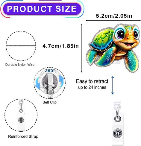 Take My Strong Hand Badge Reel Retractable for Nurse Nursing RN CNA LPN Doctor Medical Worker & Teacher | Funny Horror Movie ID Name Badge Holder with Alligator Clip & 24" Durable Nylon Cord | Acrylic in Saudi Arabia