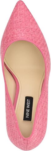 حذاء تاتيانا بامب للسيدات من Nine West، جلد سويدي أحمر 605، 7.5 in Saudi Arabia