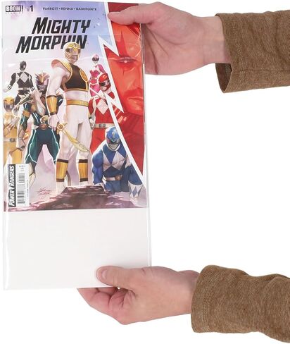 BCW Current Premade Comic Bags & Boards | Preloaded Sleeves & Backer Boards for Modern Comics (100 Pack, Non-Resealable) in Saudi Arabia