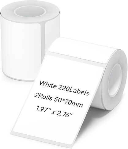 NIIMBOT Thermal Label Maker Paper 40×30 mm Clear 2Packs for B1 B21 B31 K3 Label Maker in Saudi Arabia