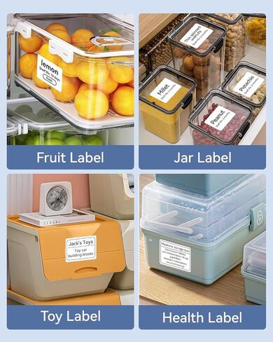 NIIMBOT Thermal Label Maker Paper 40×30 mm Clear 2Packs for B1 B21 B31 K3 Label Maker in Saudi Arabia
