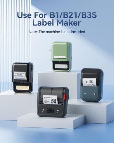 NIIMBOT Thermal Label Maker Paper 40×30 mm Clear 2Packs for B1 B21 B31 K3 Label Maker in Saudi Arabia