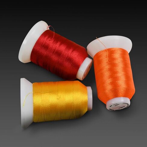 80 Spools Embroidery Sewing Machine Polyester Thread 120D/2 40weight Each Spool 500M(550) Compatible with Janome, Brother Babylock Singer Pfaff Husqvarna Bernina Machine in Saudi Arabia