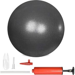 Mini Yoga Balls 6 Inch Exercise Pilates Ball Therapy Ball Balance Ball Bender Ball Barre Equipment for Home Stability Squishy Training PhysicalCore Training with Pump