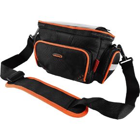 Ibera Bike Handlebar Bag for Camera Equipment, Clip-on Quick Release Bicycle Bag with Rain Cover and Map Sleeve