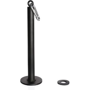 SYL Fitness Loading Pin for 1"/2" Weight Plates, Wrist Roller and Forearm Blaster-Fitness Forearm Workout Equipment, Hand Grip Pinch Block with Carabiner, Strength Trainer for Gym and Home
