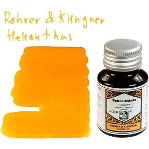 Rohrer & Klingner 50 ml Bottle Fountain Pen Ink, Helianthus (Sunflower)