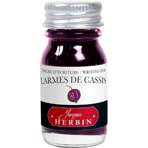 حبر قلم حبر J. Herbin - 10 مل معبأ في زجاجات - Larmes de Cassis