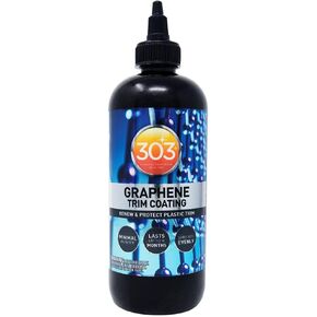 303 Products Graphene Trim Coating – Hydrophobic Graphene Coating – UV Protectant Coating – 6 Months of Protection – Darkens and Renews Plastic Trim – Non-Greasy – 8 Oz (30249)