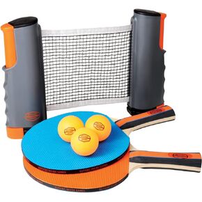 Outside Inside Backpack Travel Ping-Pong Set for Camping, Backyard & Outdoors